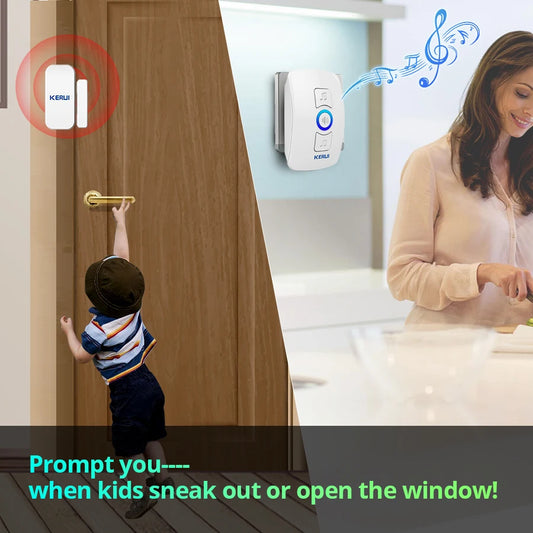 The SafeChime Wireless Door & Window Entry Alarm | Instant Chime Alert