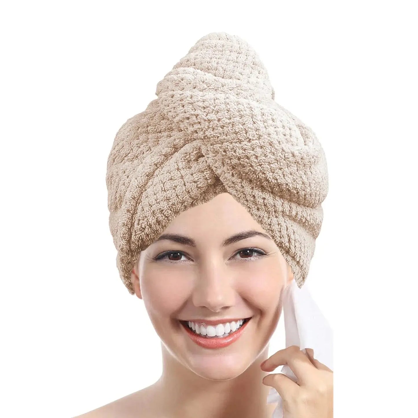 AuraWrap Anti-Frizz Microfiber Hair Towel - YNOM