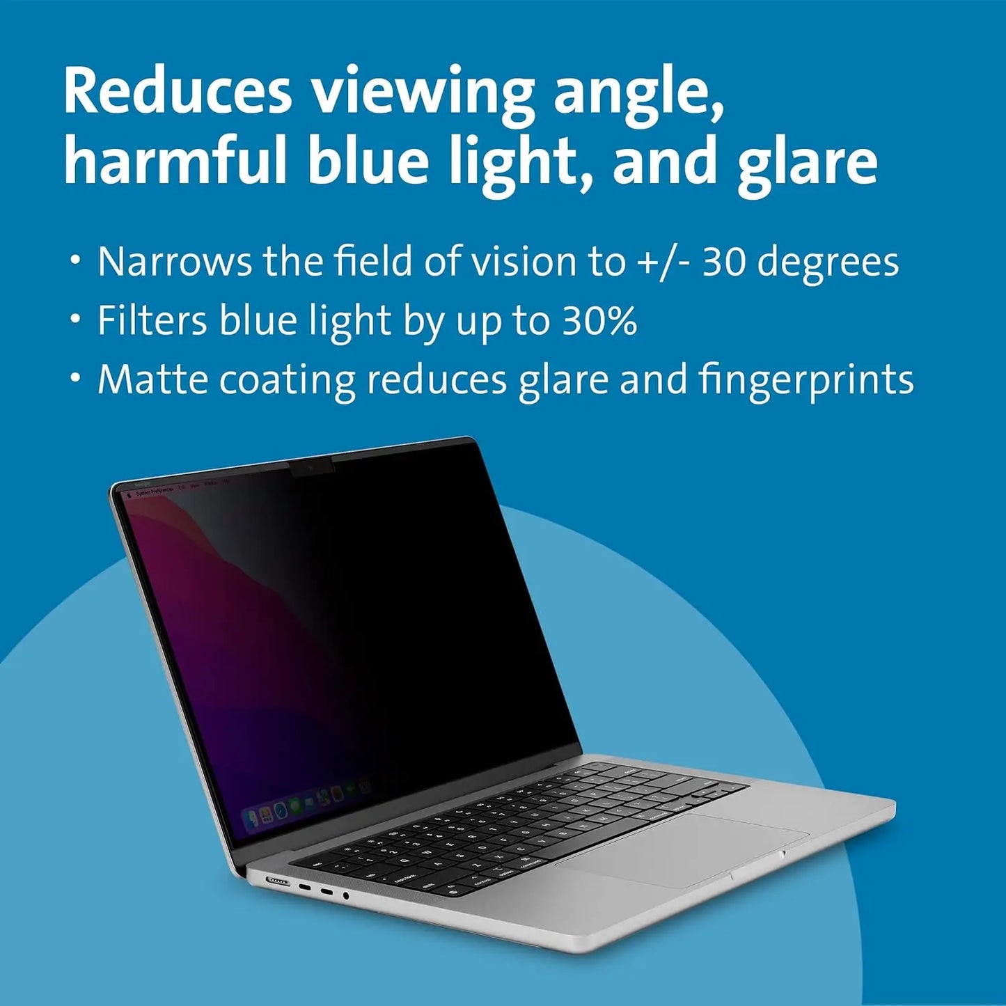 The ScreenSafe Magnetic Privacy Screen Filter | For MacBook Air & Pro