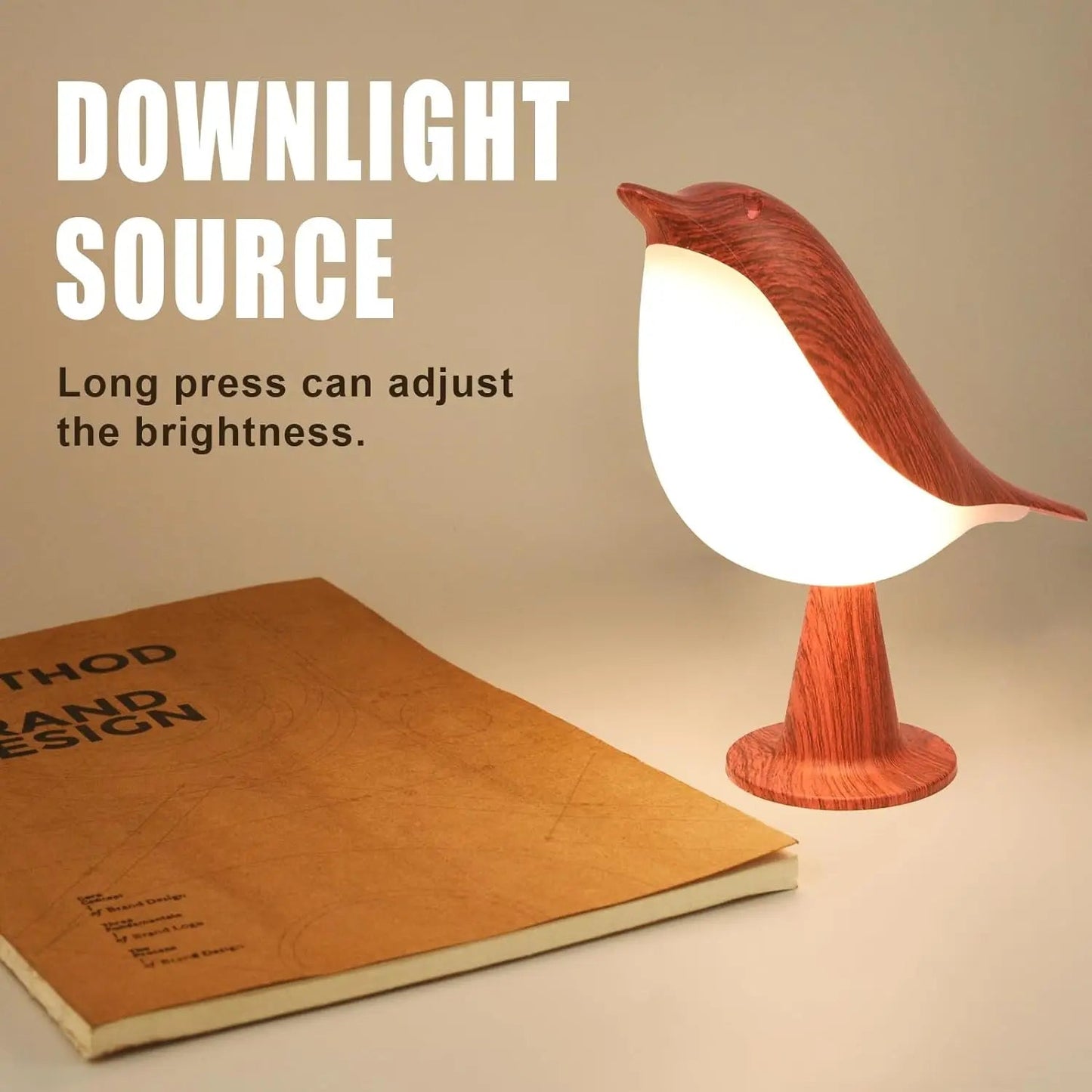 LumiBird Touch Control LED Bird Lamp | Rechargeable & Dimmable Stone's Store