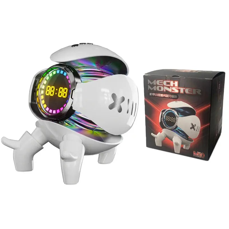 MechaGlow 5-in-1 Smart Speaker | Alarm Clock, Bluetooth & RGB Light YNOM cornerstore