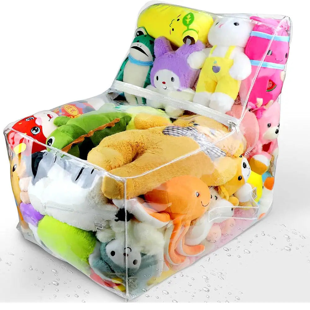 The CozyStash 2-in-1 Stuffed Animal Storage & Bean Bag Chair - YNOM cornerstore