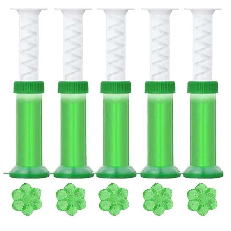 PureBloom Toilet Gel Cleaner Set (1–5pcs) | Floral Fragrance Freshener & Stain Remover YNOM cornerstore