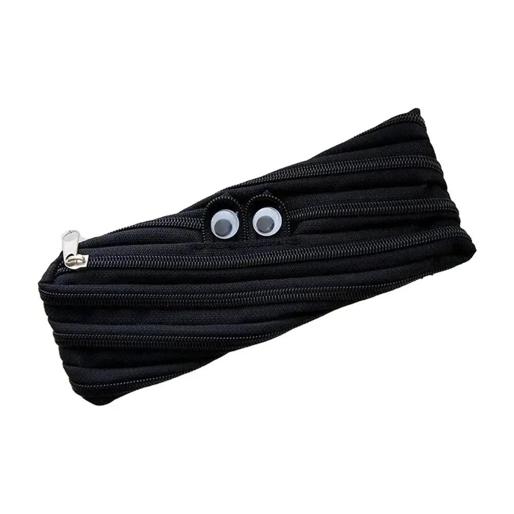 SmileZip One-Zip Pencil Pouch | Cute & Spacious Organizer for Daily Use The Rose Bag Store