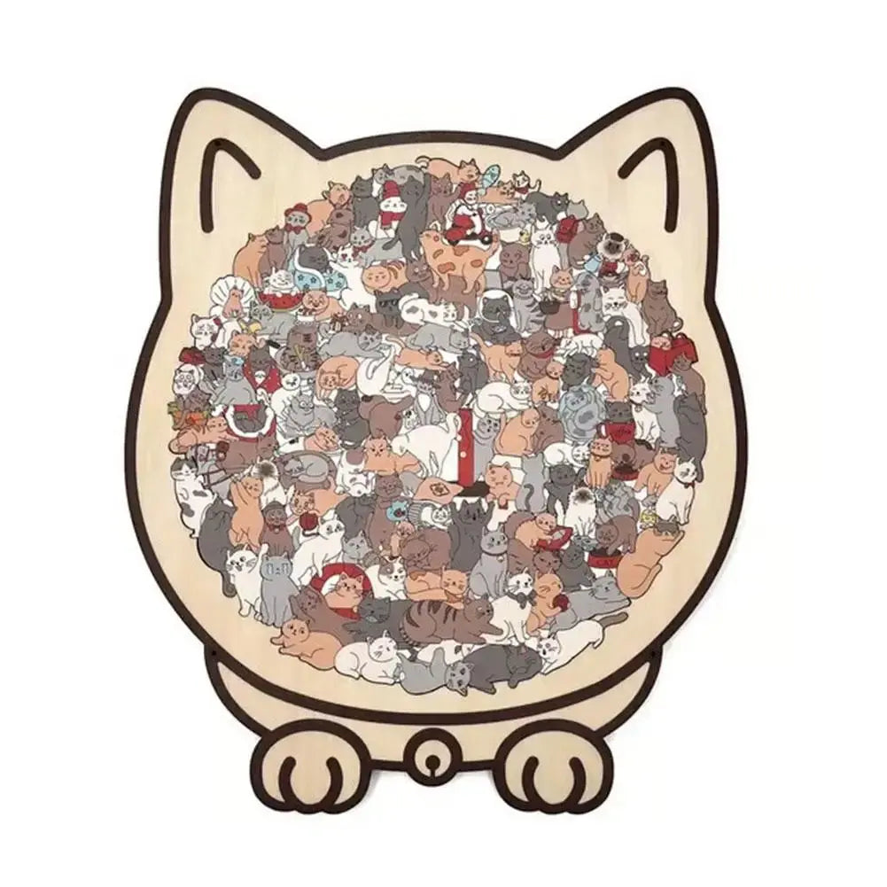 PurrfectMind Calm Cat Jigsaw Puzzle | A Mindful Escape for Adults (135 Pieces) Yoomi Store