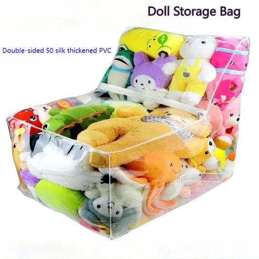 The CozyStash 2-in-1 Stuffed Animal Storage & Bean Bag Chair