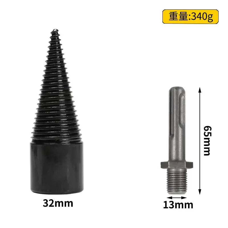 WoodCrack Pro Drill Set – Fast & Effortless Firewood Splitter | Heavy-Duty Log Cracking Drill Bit for Wood Cutting High quality tool factory Store