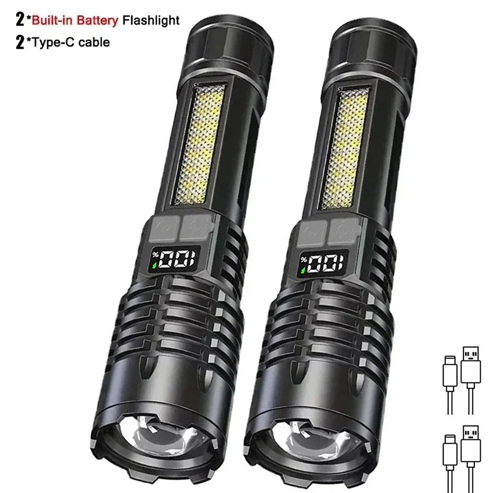 The TitanBeam Ultra-Bright Tactical LED Flashlight | Rechargeable & Waterproof - YNOM cornerstore