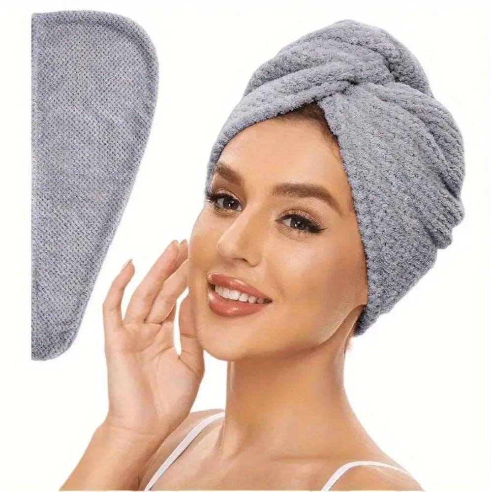 AuraWrap Anti-Frizz Microfiber Hair Towel - YNOM