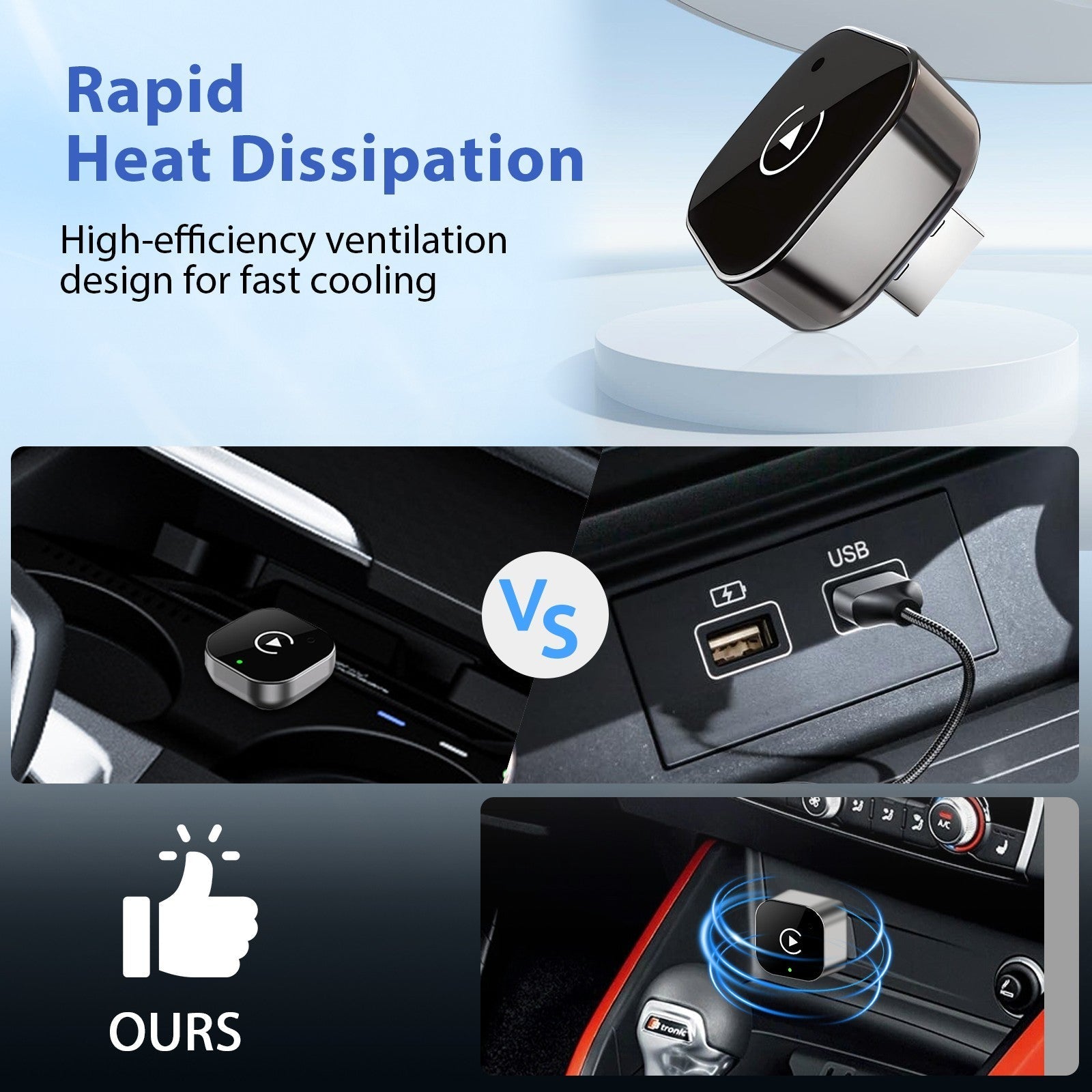 Pionray 2-in-1 Wireless CarPlay & Android Auto Adapter | For 99% of Cars Pionray Global Store