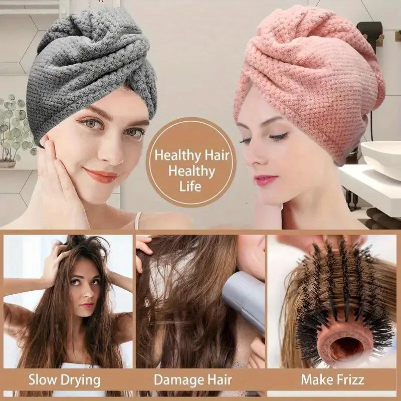 AuraWrap Anti-Frizz Microfiber Hair Towel - YNOM