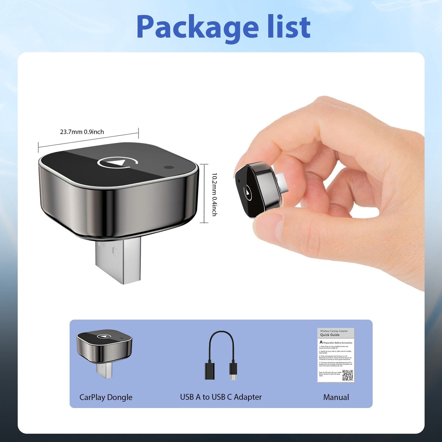 Pionray 2-in-1 Wireless CarPlay & Android Auto Adapter | For 99% of Cars Pionray Global Store