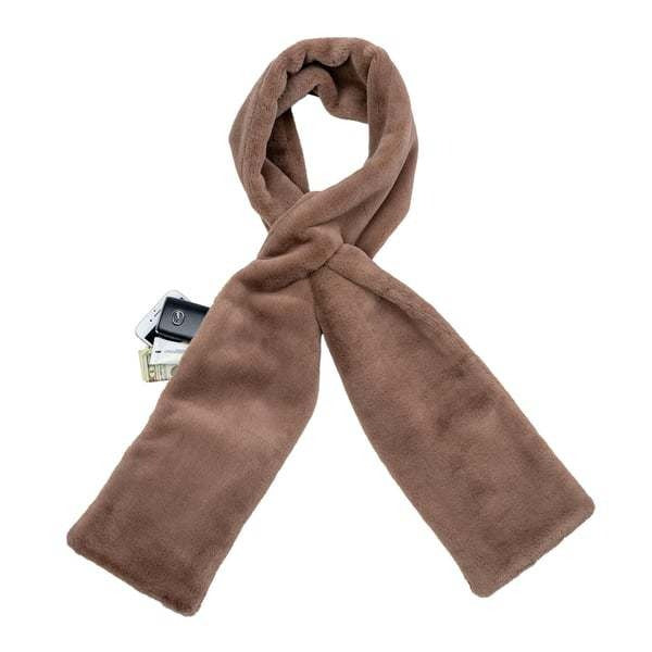 The CozyVault Plush Faux Fur Scarf | Soft Winter Neck Warmer