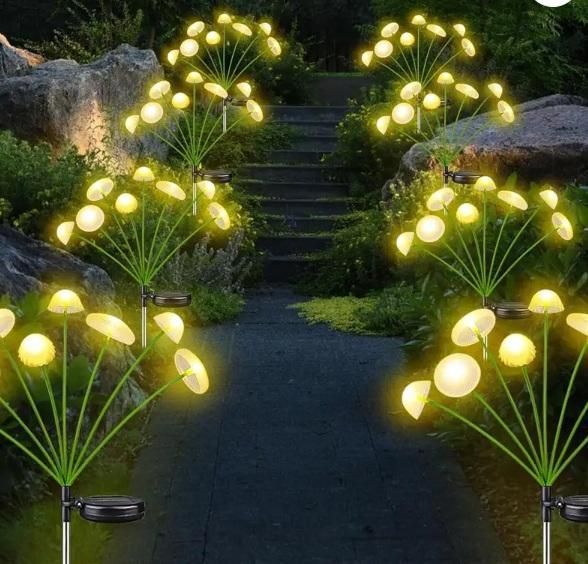 GlowShroom Solar Garden Lights | Waterproof Jellyfish & Mushroom Outdoor Lamps Stone's Store