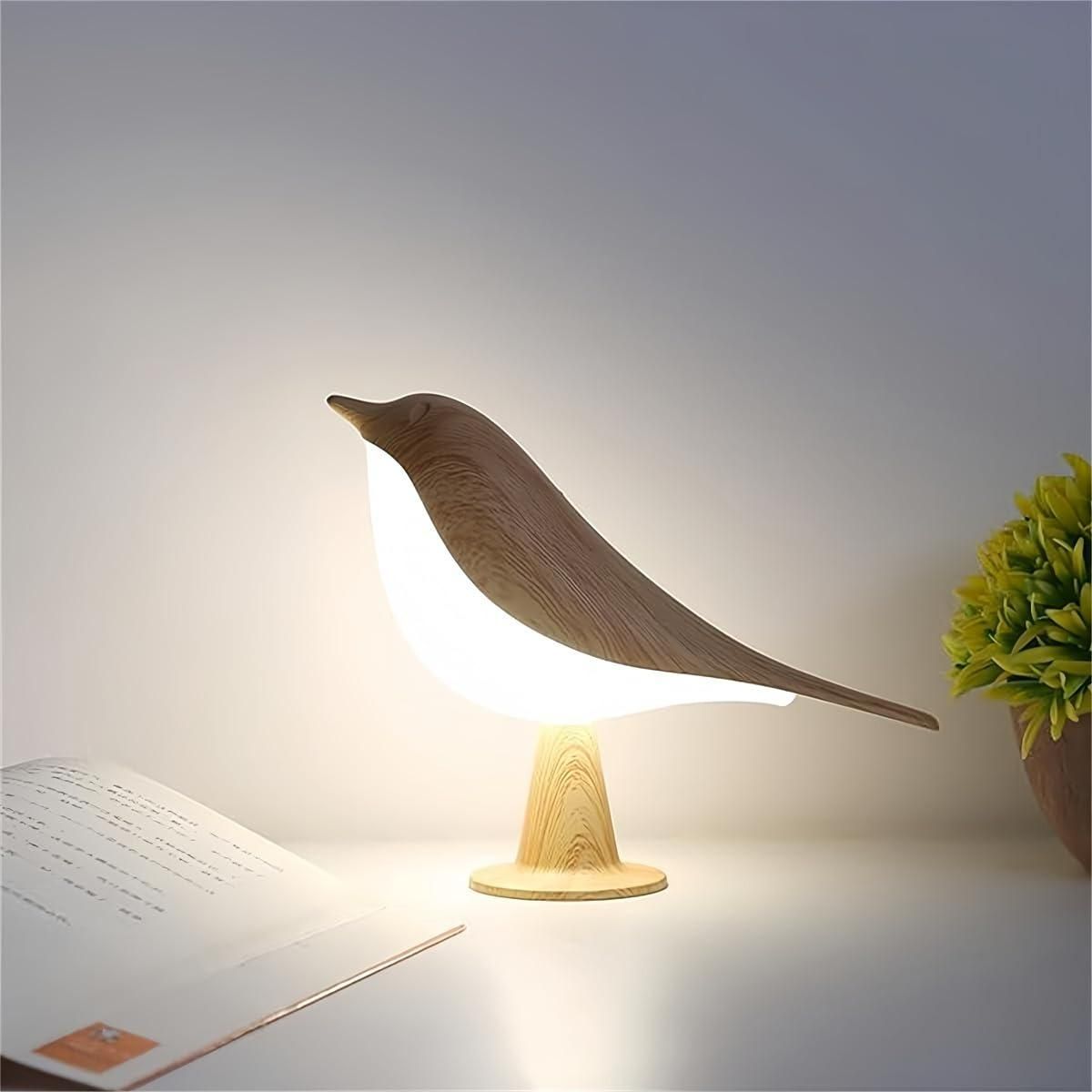 LumiBird Touch Control LED Bird Lamp | Rechargeable & Dimmable Stone's Store