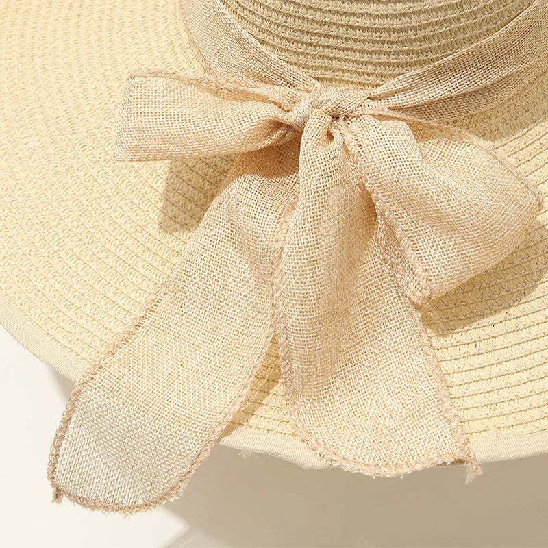 Foldable Wide Brim Sun Hat | UV Protection Straw Hat for Summer YNOM cornerstore