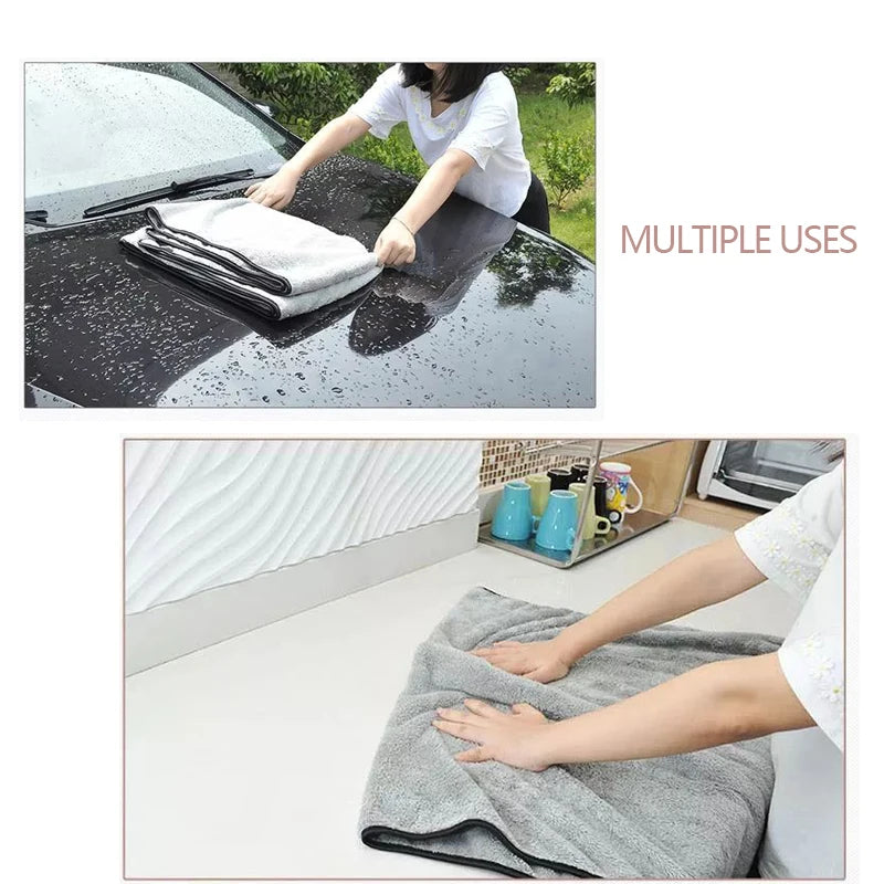 The HydroSorb Ultra-Absorbent Microfiber Car Drying Towel - YNOM cornerstore