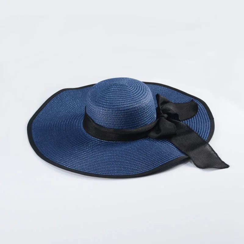 Foldable Wide Brim Sun Hat | UV Protection Straw Hat for Summer YNOM cornerstore