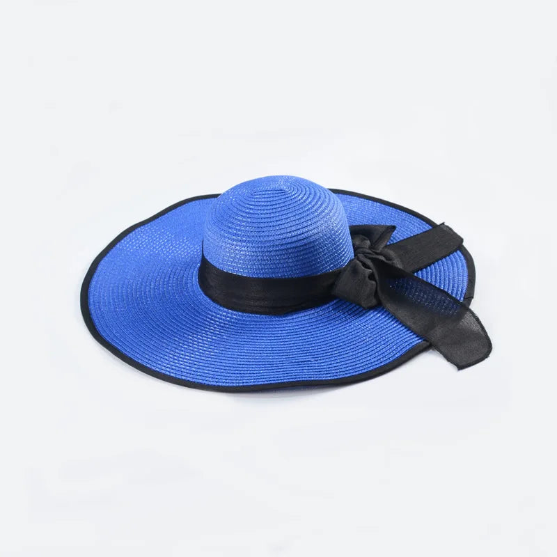 Foldable Wide Brim Sun Hat | UV Protection Straw Hat for Summer YNOM cornerstore