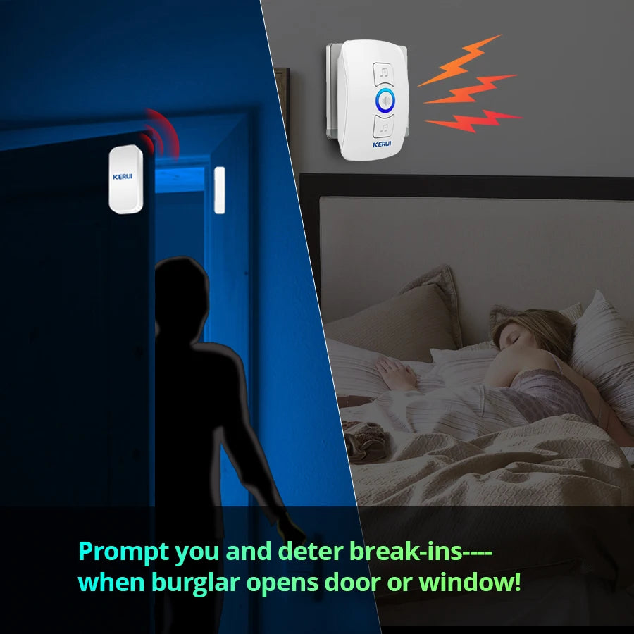 The SafeChime Wireless Door & Window Entry Alarm | Instant Chime Alert