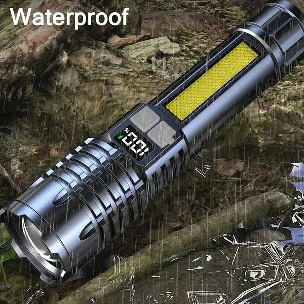 The TitanBeam Ultra-Bright Tactical LED Flashlight | Rechargeable & Waterproof - YNOM cornerstore