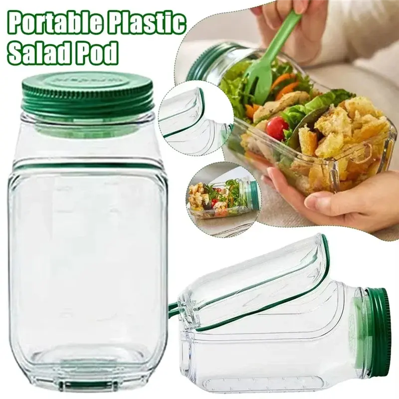 SaladGo Fresh Meal Container | Leak-Proof Portable Salad Bowl for On-the-Go Healthy Eating Shop1104909424 Store