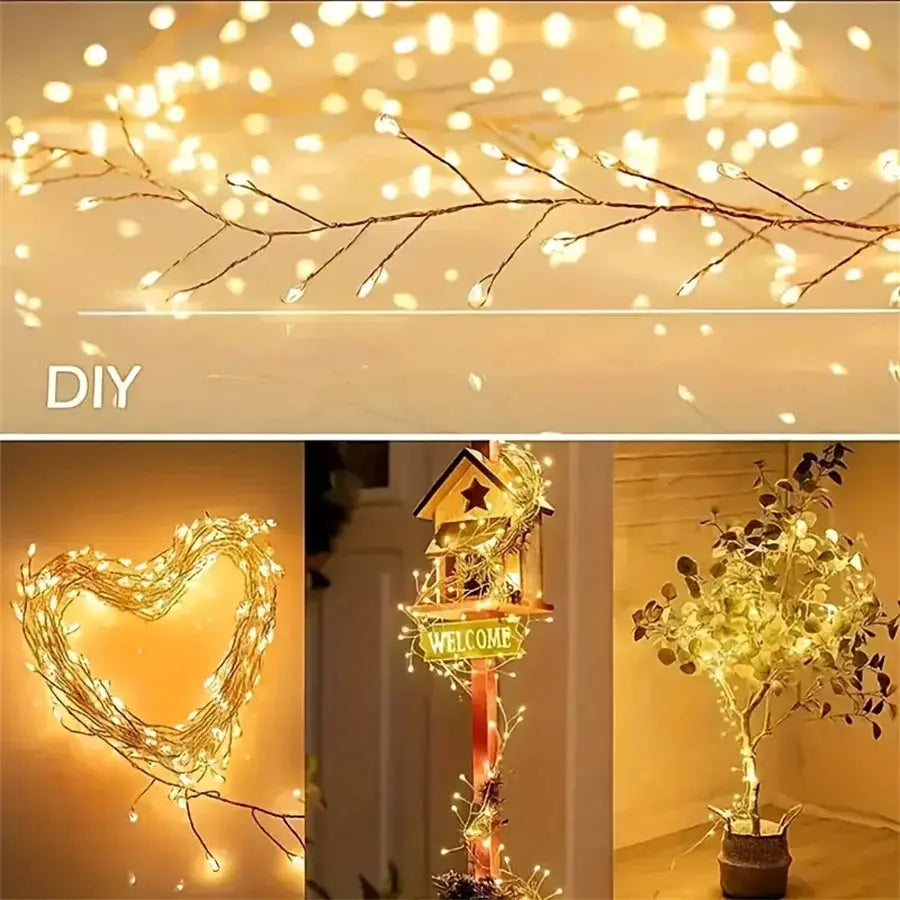 Glow Festive Firecracker LED Lights | Waterproof & Bendable Copper Wire Shop1104335818 Store