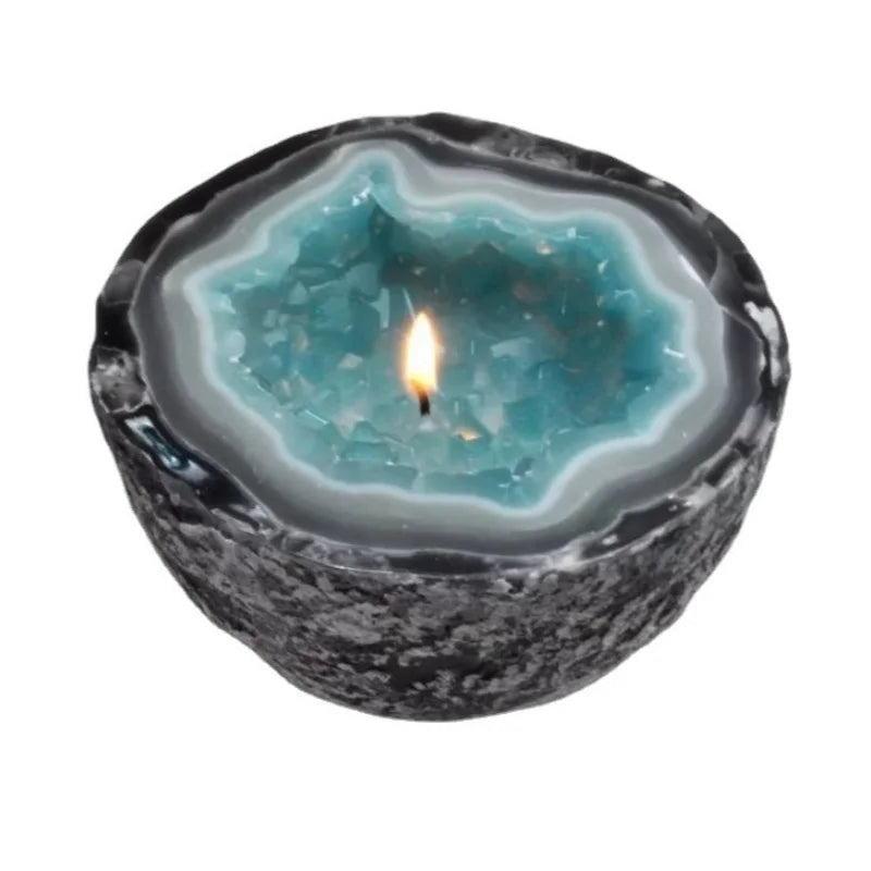 AuraGlow - Real Crystal Infused Candle for Peace & Positive Energy - YNOM cornerstore