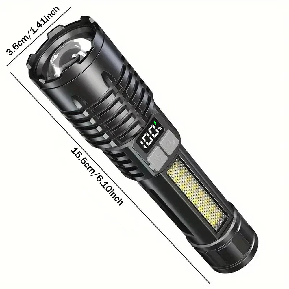 The TitanBeam Ultra-Bright Tactical LED Flashlight | Rechargeable & Waterproof - YNOM cornerstore