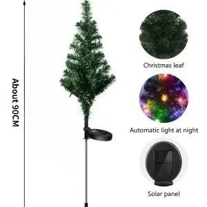 MerryRay Solar Christmas Tree Path Lights | Set of 2 - YNOM
