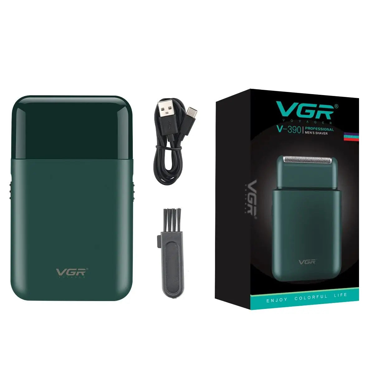 GroomGo V-390 Pocket Shaver | USB-Rechargeable & Cordless Foil Razor YNOM cornerstore