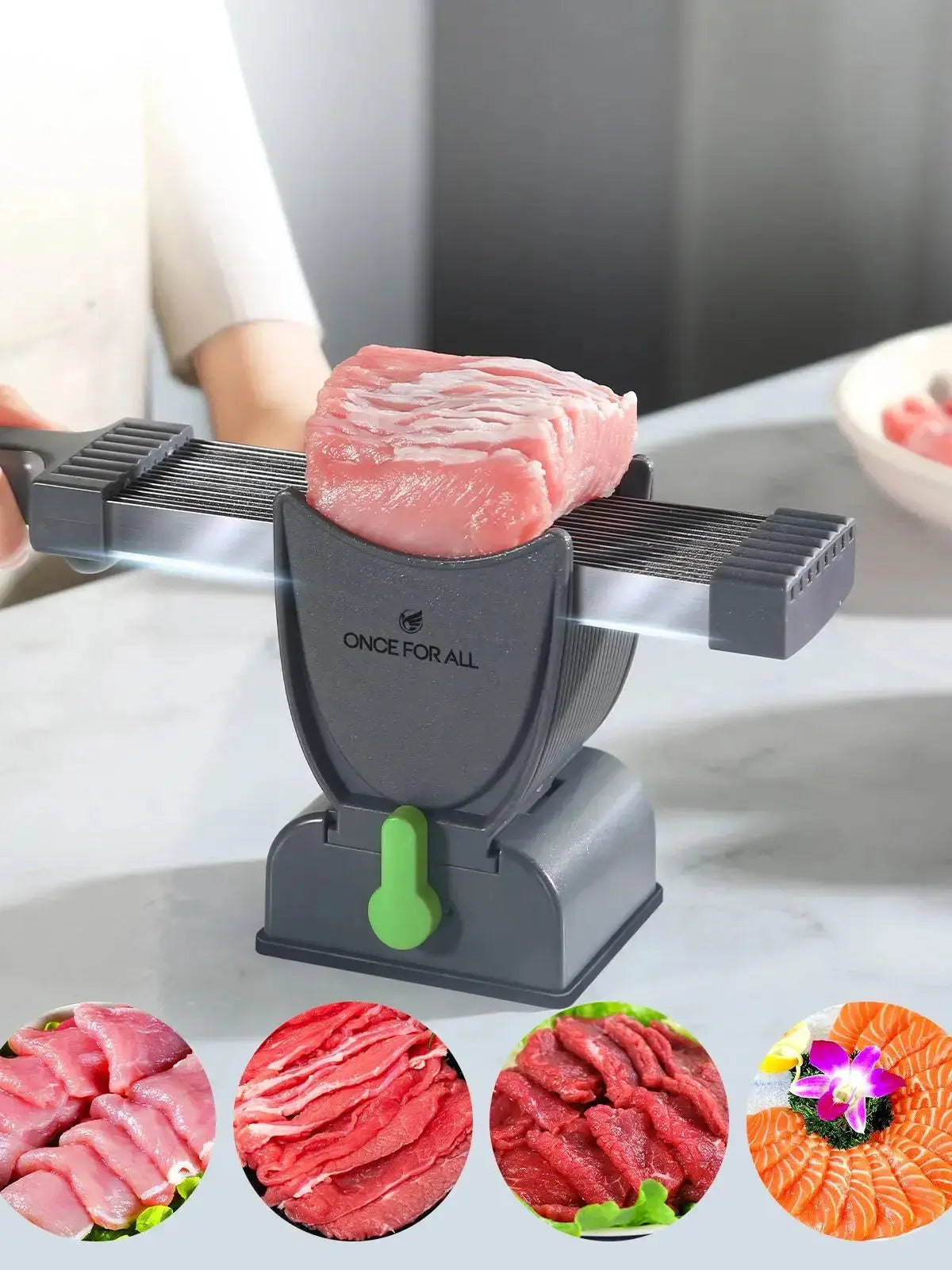 The Raw Meat Razor | Precision Slicing Knife for Perfect Cuts ONCE FOR ALL Official Store