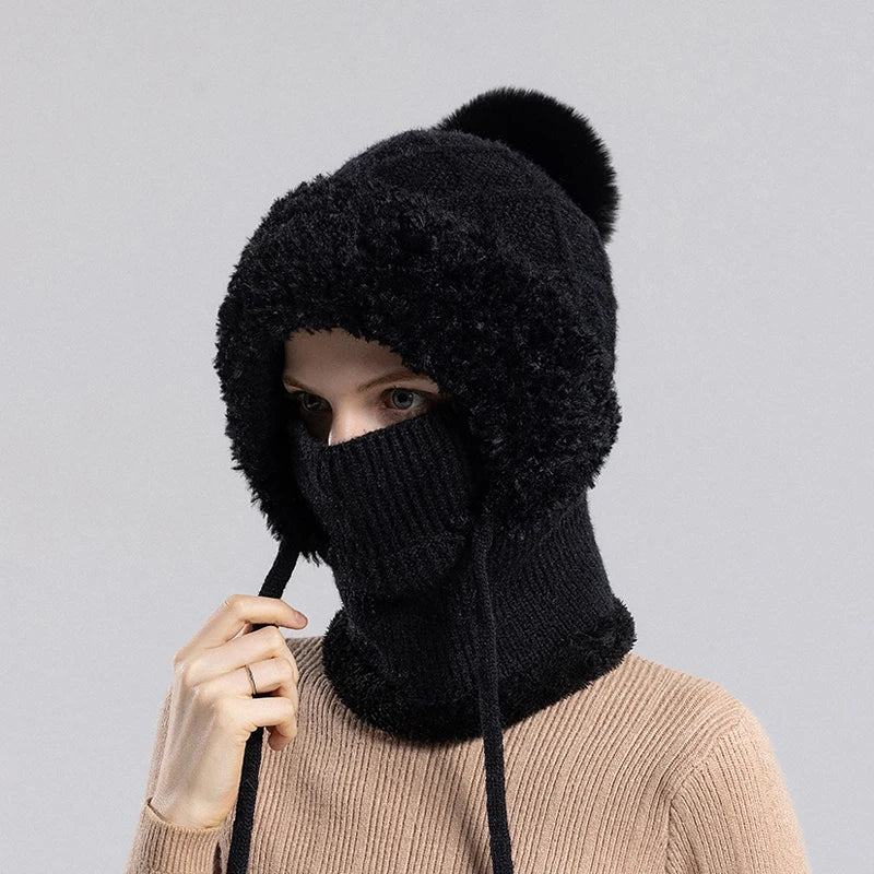 CozyChic 3-in-1 Winter Beanie, Scarf & Mask Set Stone's Store