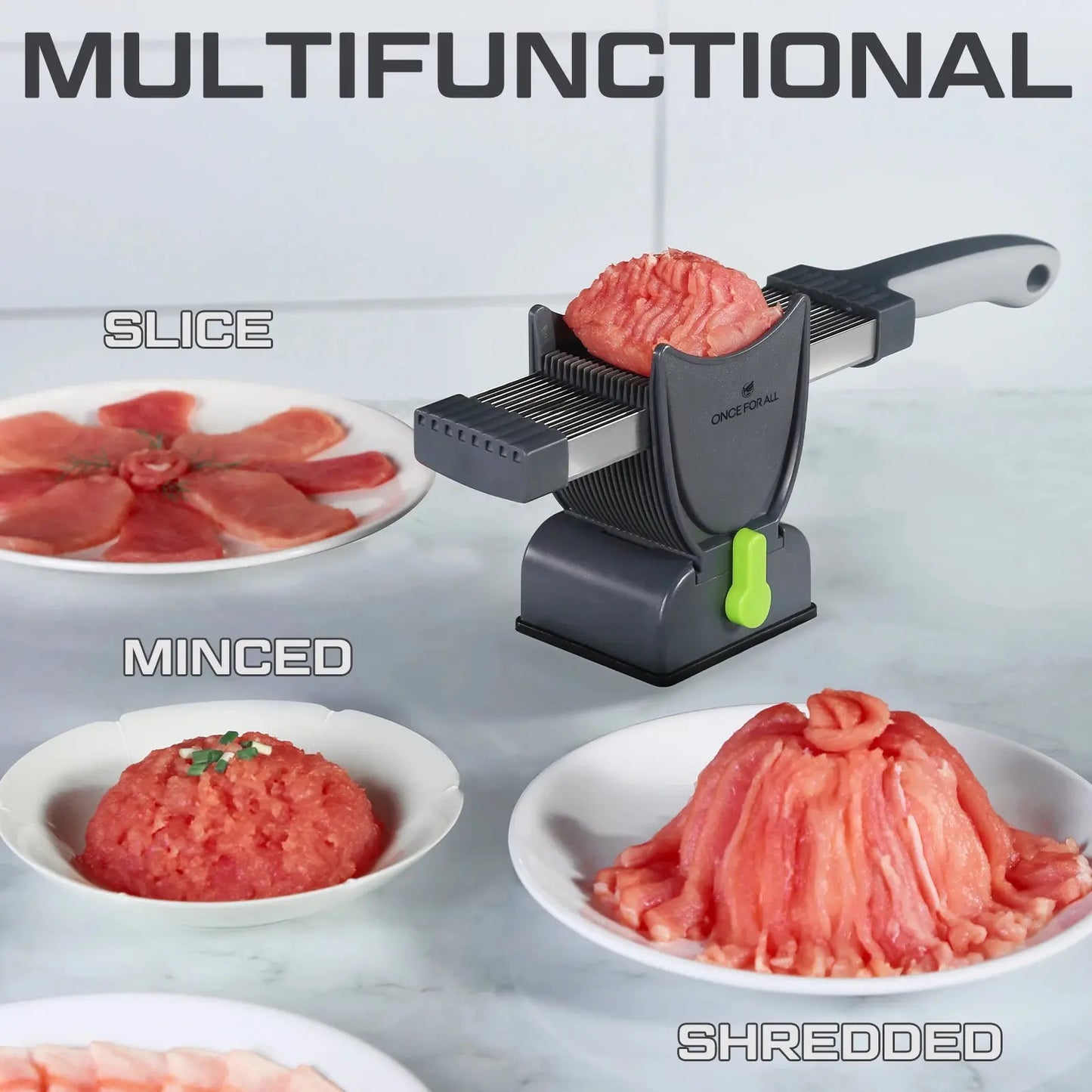 The Raw Meat Razor | Precision Slicing Knife for Perfect Cuts ONCE FOR ALL Official Store