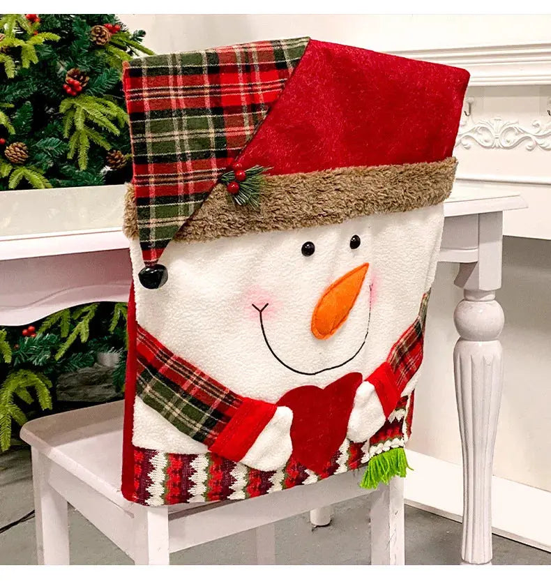 FestivaSeat Christmas Chair Covers | Instant Holiday Dining Decor Modern Family Store