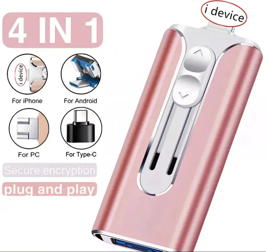 AllPort Flash – 4-in-1 Smart USB Drive for iPhone, Android & Laptop Shop1105149040 Store