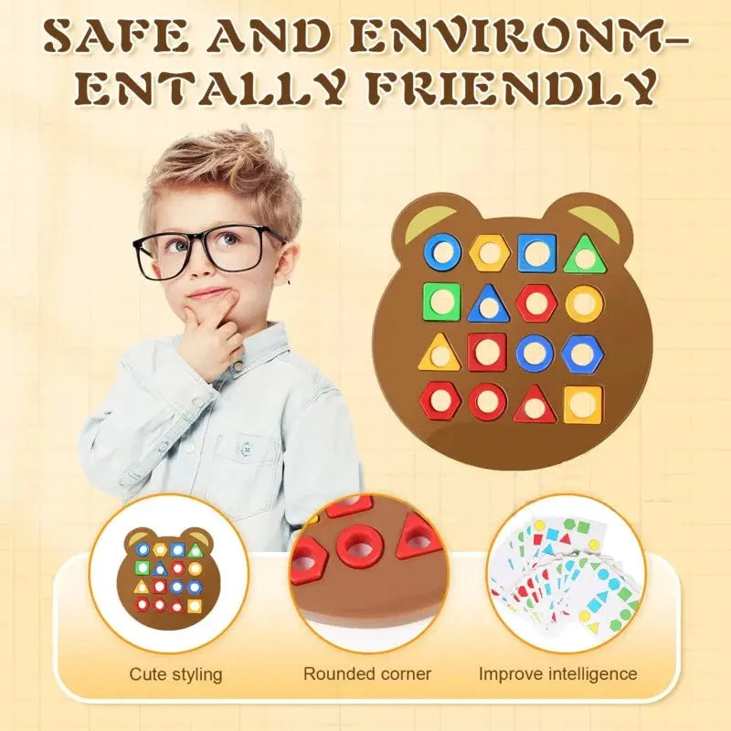 Shape & Learn | Educational Montessori Toy for Toddlers Good Kids Choice Toys Store