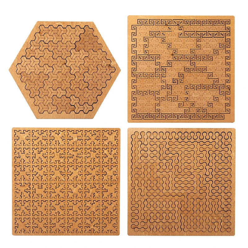 BrainBloom - The Wooden Fractal Puzzle That Calms Your Mind & Sharpens Your Focus - YNOM cornerstore
