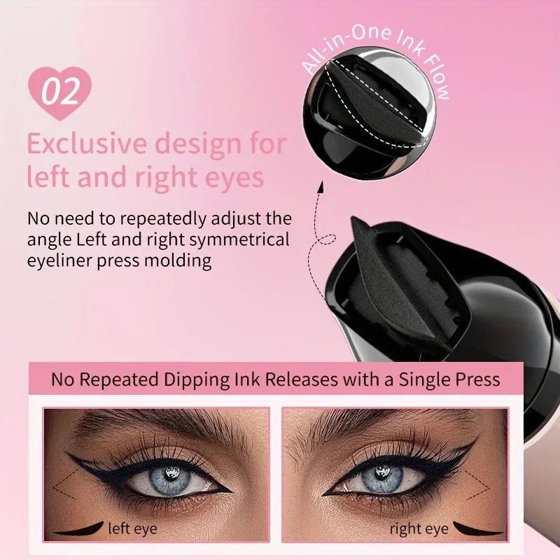 The WingSnap Dual-Ended Winged Eyeliner Stamp | Waterproof & Smudge-Proof