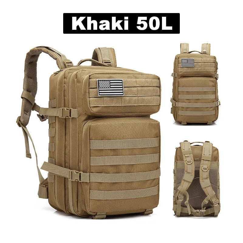 Stryker 50L Modular Tactical Backpack | Waterproof MOLLE Rucksack Stone's Store