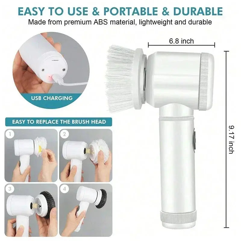 Electric Spin Scrubber™ – Cordless Power Cleaning Brush for Bathroom & Kitchen Shop1103941128 Store