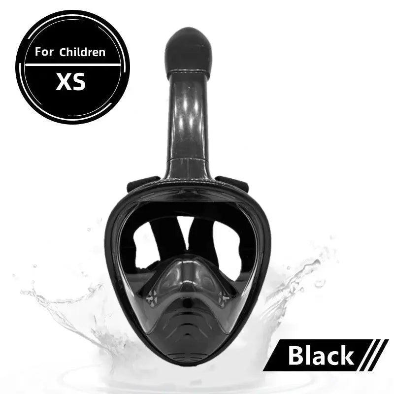 AquaVision 180° Full Face Snorkel Mask | Anti-Fog & Easy-Breathe Design XIAOTERR Store