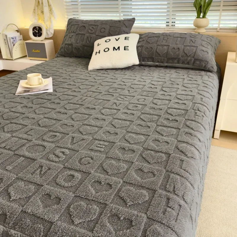 Milk Velvet Fitted Sheet | Ultra-Soft, Non-Slip Bedding for Dreamy Sleep Shop1103841740 Store