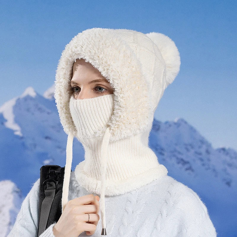 CozyChic 3-in-1 Winter Beanie, Scarf & Mask Set Stone's Store