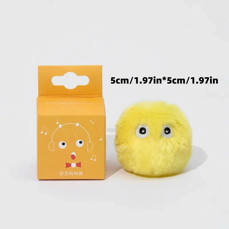 🐾 Smart Cat Toy Ball – Interactive Plush with Real Animal Sounds & Catnip Feature Stone's Store