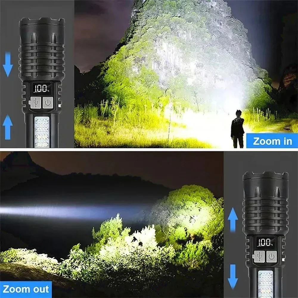 The TitanBeam Ultra-Bright Tactical LED Flashlight | Rechargeable & Waterproof - YNOM cornerstore