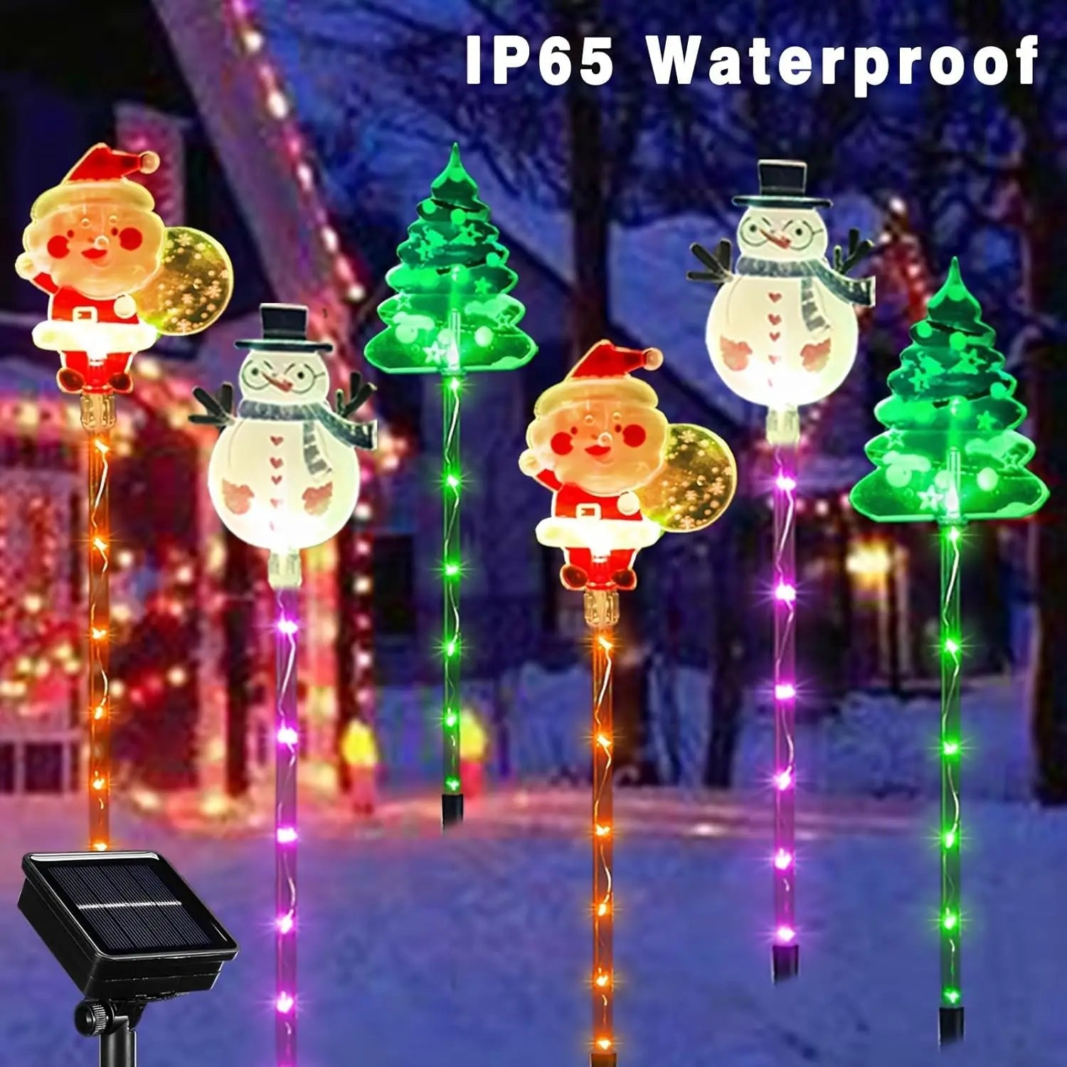 GlowJoy 6-Pack Instant Christmas Light Projectors | Outdoor Holiday Laser Show Shop1104072846 Store