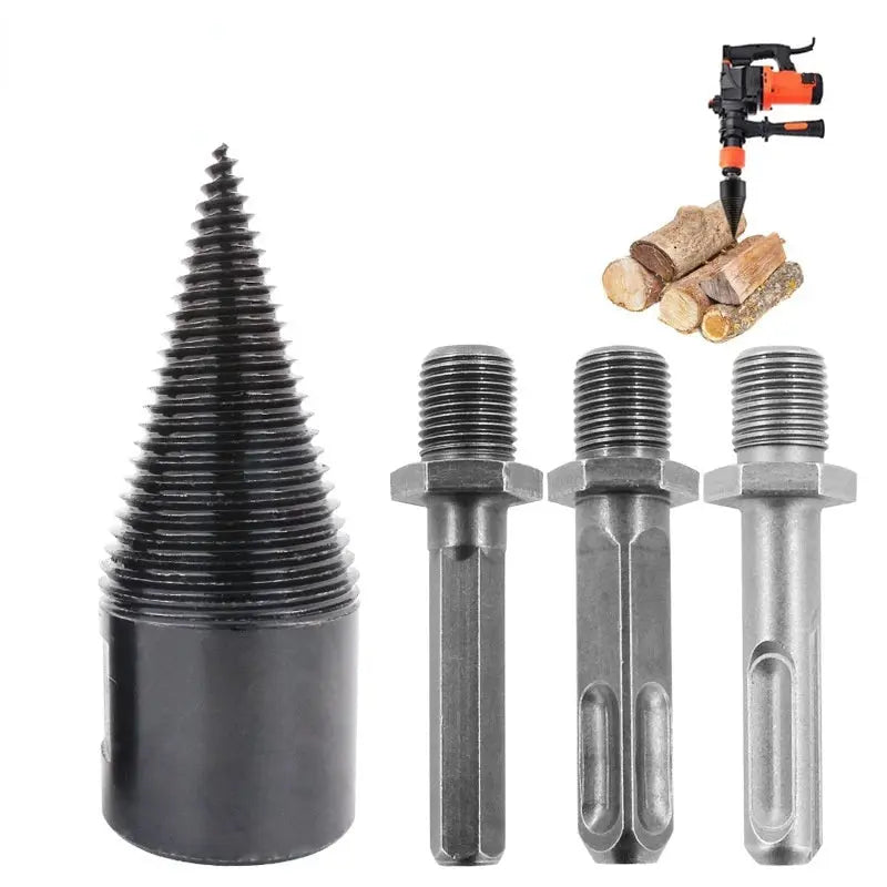 WoodCrack Pro Drill Set – Fast & Effortless Firewood Splitter | Heavy-Duty Log Cracking Drill Bit for Wood Cutting High quality tool factory Store