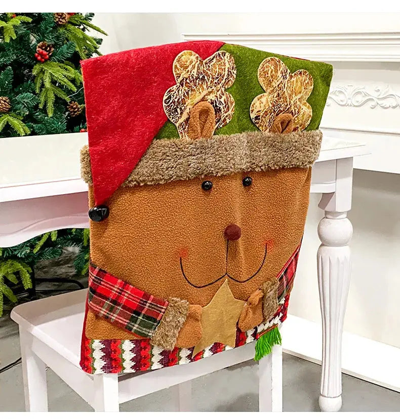 FestivaSeat Christmas Chair Covers | Instant Holiday Dining Decor Modern Family Store