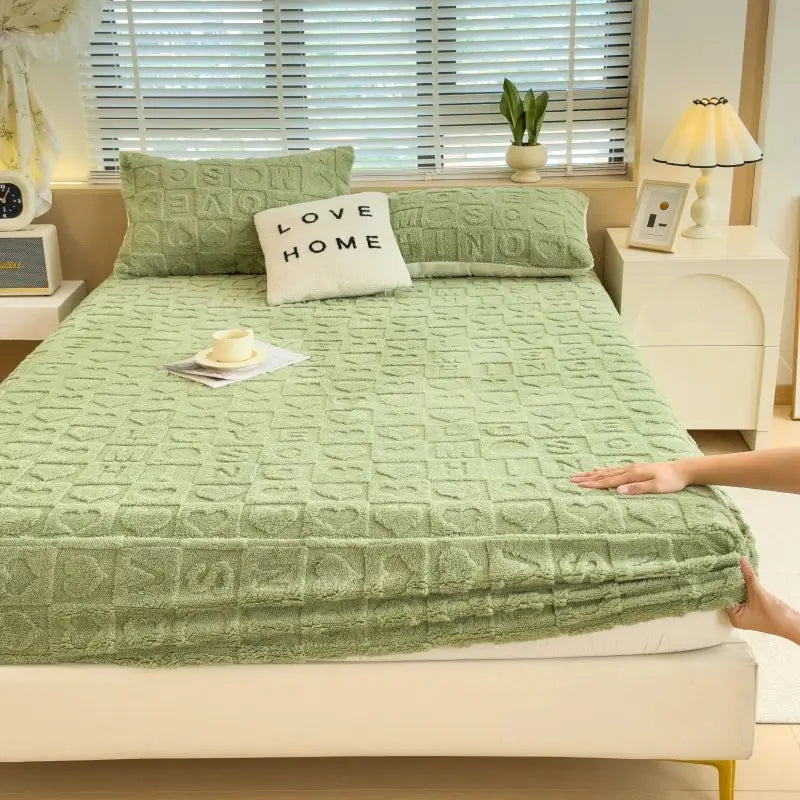 Milk Velvet Fitted Sheet | Ultra-Soft, Non-Slip Bedding for Dreamy Sleep Shop1103841740 Store